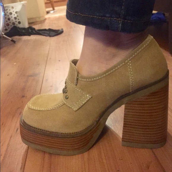 Vintage LAST ONE dead stock 90’s platform chunky - Picture 8 of 8